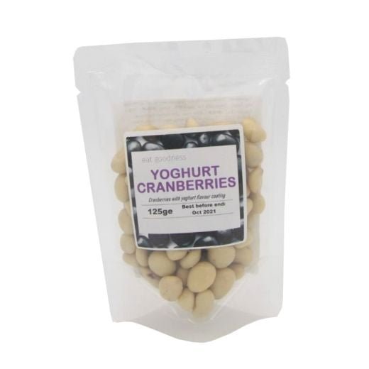 Eat Goodness Yoghurt Coated Cranberries - 125GR - Aytac Foods