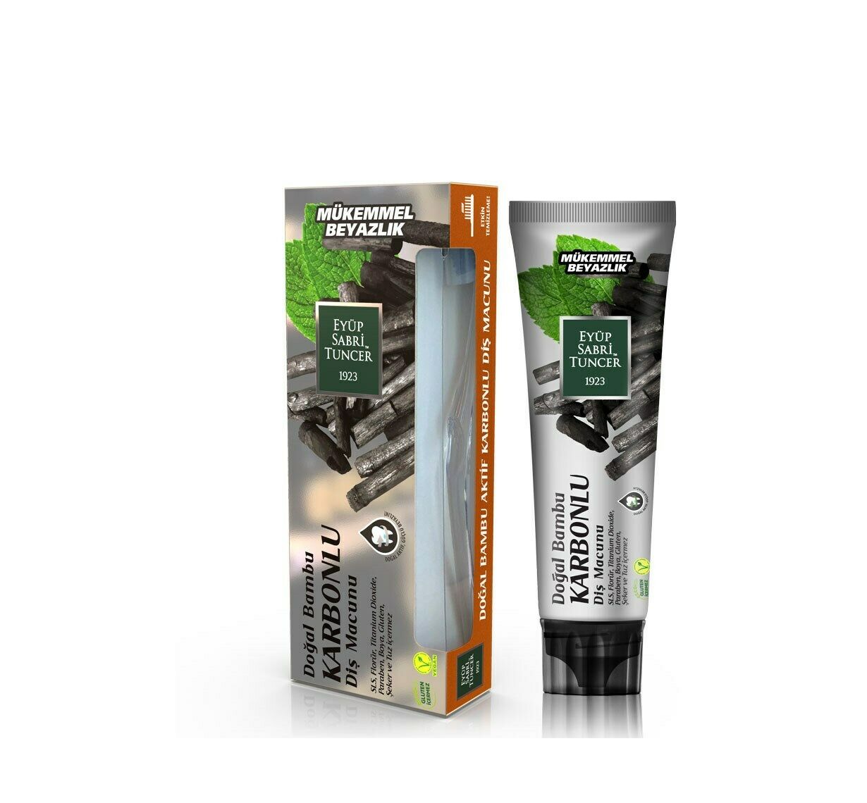 Eyup Sabri Tuncer Toothpaste with Activated Bamboo Carbon - Aytac Foods