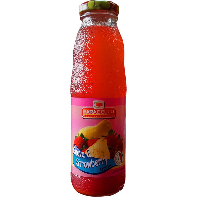 Faragello Guava & Strawberry Bottle (350ml) - Aytac Foods