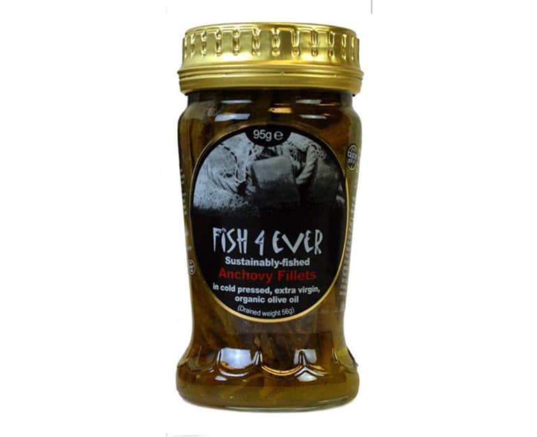 Fish 4 Ever Anchovy Fillets Extra Virgin Olive Oil 95G - Aytac Foods