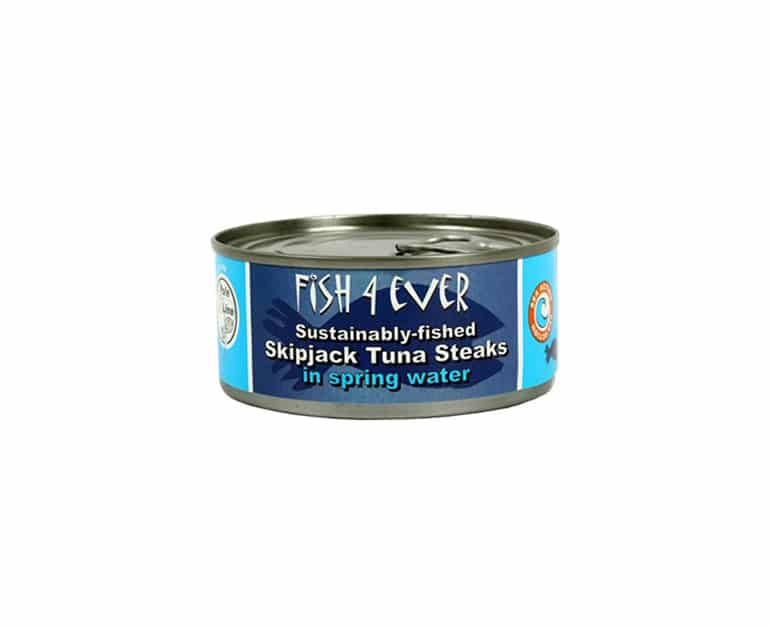 Fish 4 Ever Skipjack Tuna Steaks In Spring Water 160G - Aytac Foods