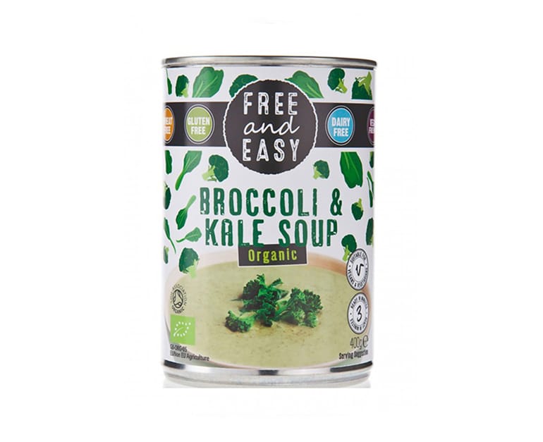 Free And Easy Organic Broccoli & Kale Soup (400G) - Aytac Foods