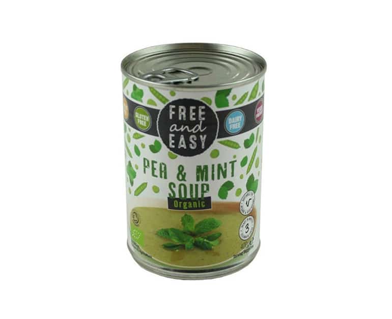 Free And Easy Organic Pea & Mint Soup- (400G) - Aytac Foods
