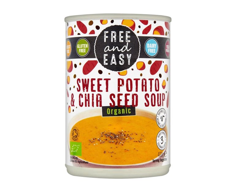 Free And Easy Organic Sweet Potato & Chia Seeds Soup (400G) - Aytac Foods