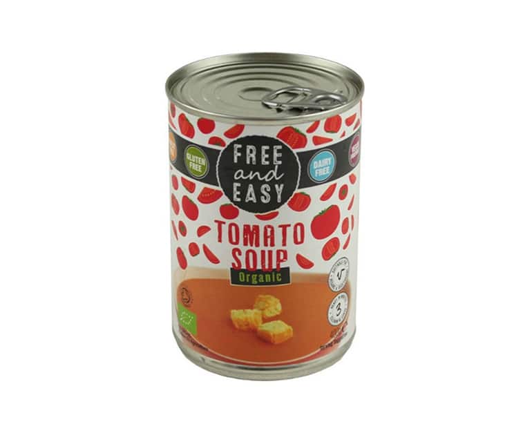 Free And Easy Organic Tomato Soup- (400G) - Aytac Foods