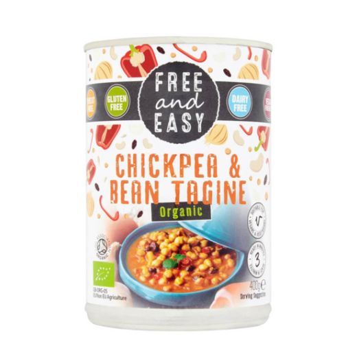 Free & Easy Chickpea & Bean Tagine - 400Gr - Aytac Foods