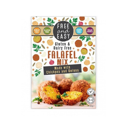 Free & Easy Falafel Mix With Chickpea And Quinoa - 195Gr - Aytac Foods