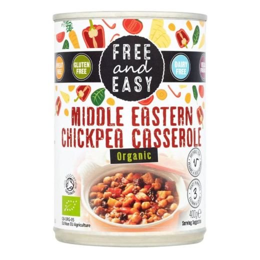 Free & Easy Middle Eastern Chickpea Casserole- 400Gr - Aytac Foods