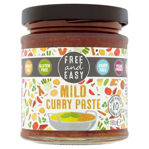 Free & Easy Mild Curry Paste- 190Gr - Aytac Foods