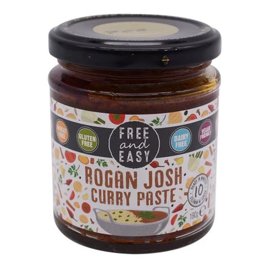 Free & Easy Rogan Josh Curry Paste- 190Gr - Aytac Foods