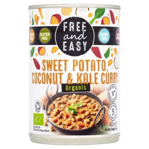 Free & Easy Sweet Patota Coconut Kale Curry- 400Gr - Aytac Foods