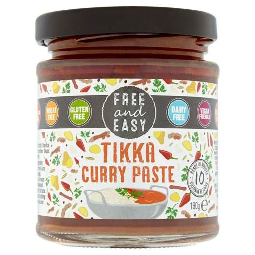 Free & Easy Tikka Curry Paste - 190Gr - Aytac Foods