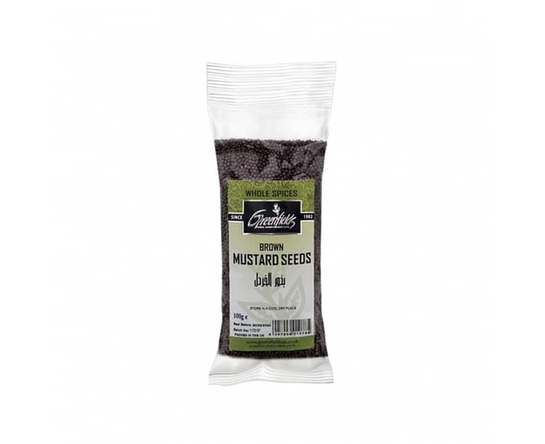Greenfields Brown Mustard Seeds (100G) - Aytac Foods