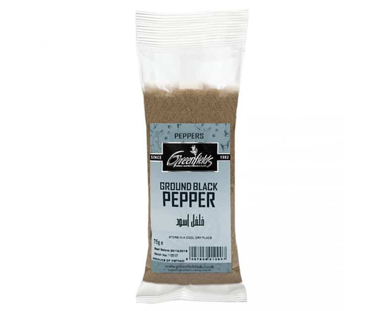 Greenfields Ground Black Pepper (75G) - Aytac Foods