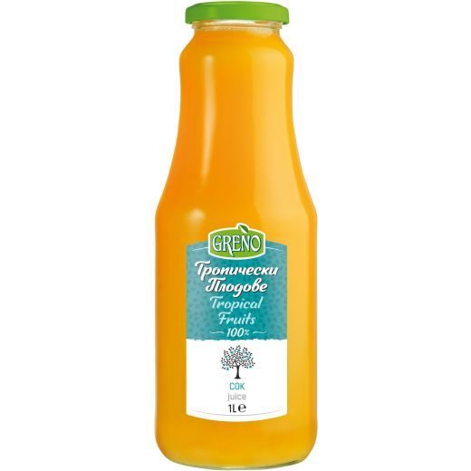 Greno-Tropic Fruits 100% Nfc Juice (1LT) - Aytac Foods