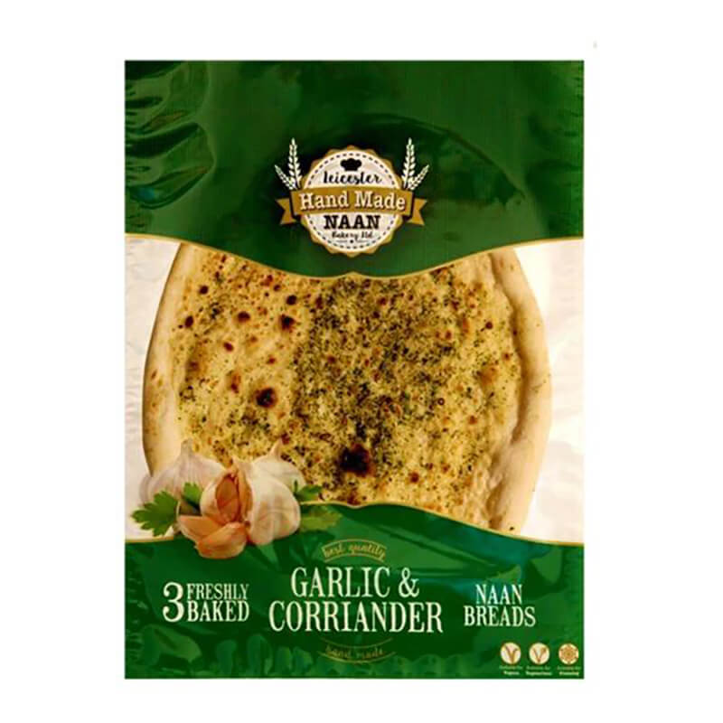 Hand Made Garlic Naan Bread (360G) - Aytac Foods