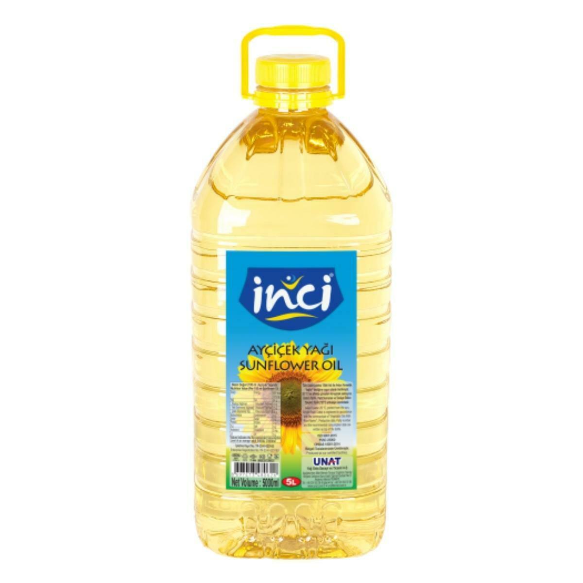 Inci Sunflower Oil (5KG) - Aytac Foods