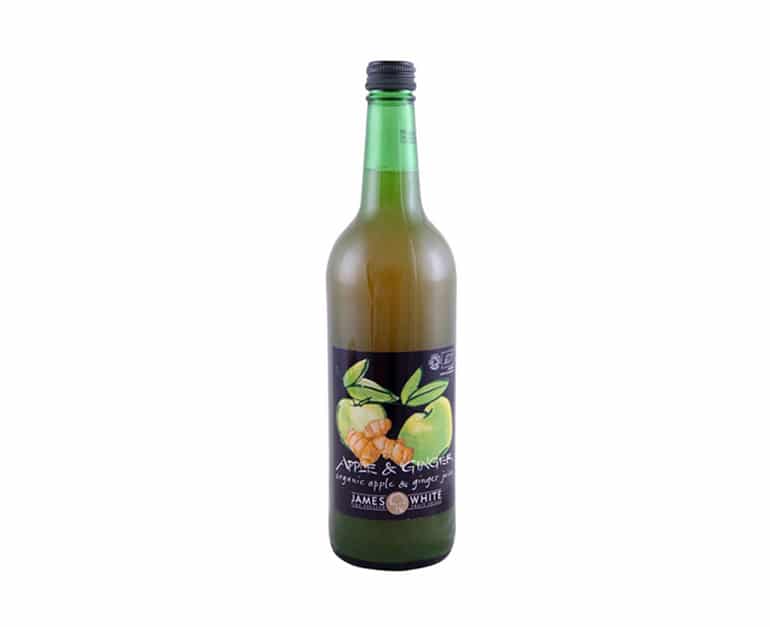 James White Organic Apple & Crushed Ginger Juice (750ml) - Aytac Foods