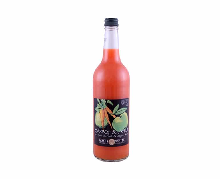 James White Organic Carrot & Apple Juice (750ml) - Aytac Foods