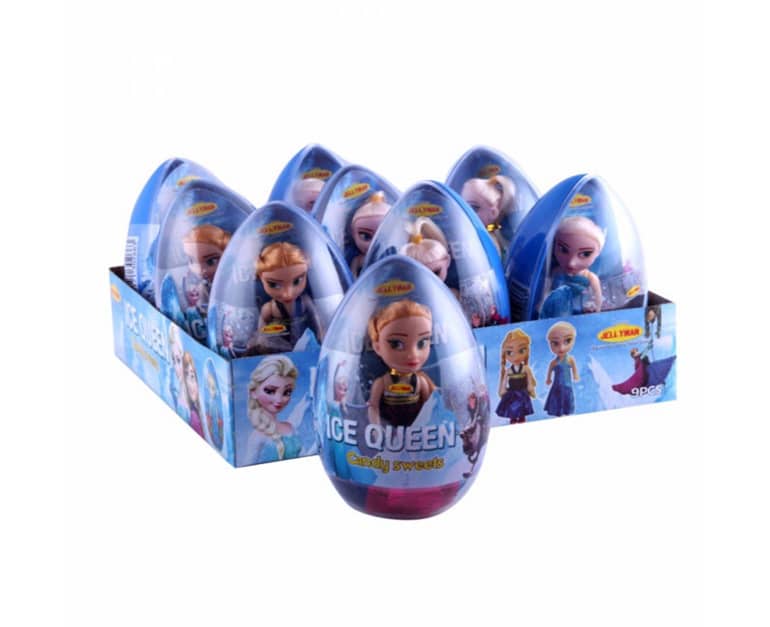 Jellyman Ice Queeen Giant Egg (9 gr X 9 pcs) - Aytac Foods