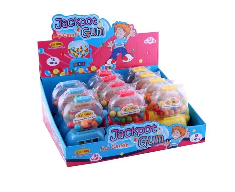 Jellyman Jackpot Gum Machine (35 gr X 12 pcs) - Aytac Foods