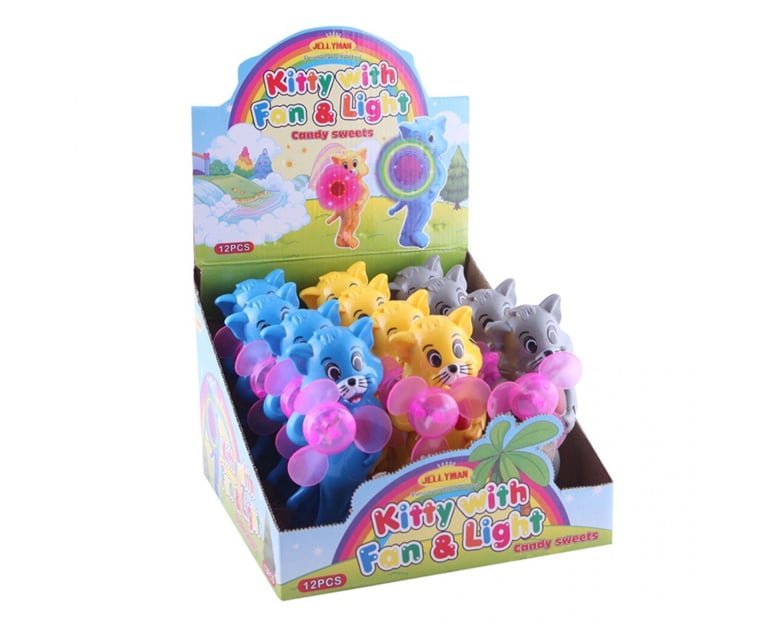 Jellyman Kitty With Fan & Light (5 gr X 12 pcs) - Aytac Foods