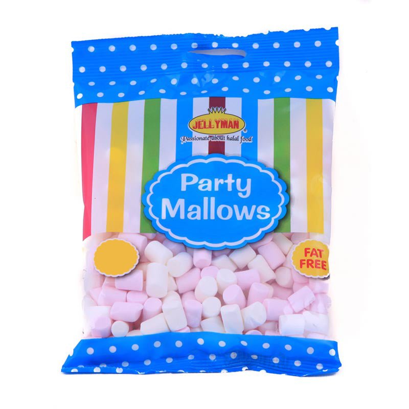 Jellyman Mini Party Mallows Pink&White (110G) - Aytac Foods