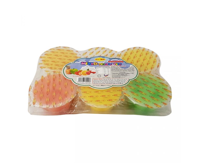 Jellyman Mixed Flavour Pudding Cup (80 gr X 6 pcs) - Aytac Foods