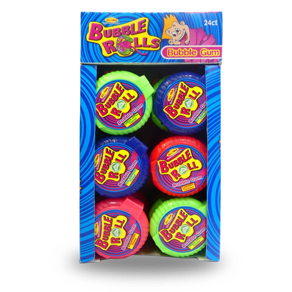 Jm Bubble Rolls Gum (160 gr X 24 pcs) - Aytac Foods