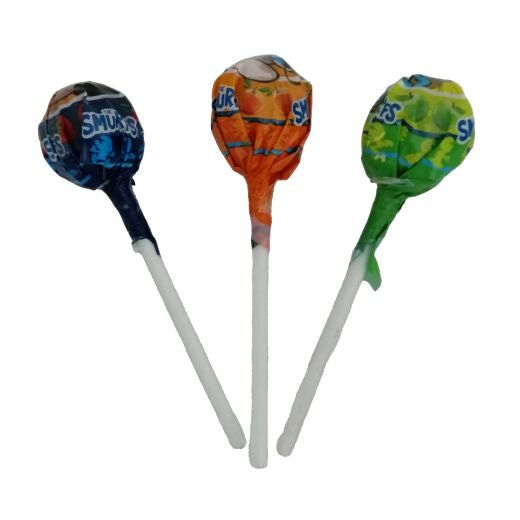 Jm Un Lollypop 10G In Display-Smurfs (10GR) - Aytac Foods