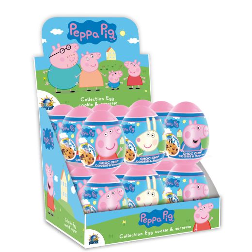 Jm Un Surprise Egg Cookies - Peppa Pig (5.5G) - Aytac Foods