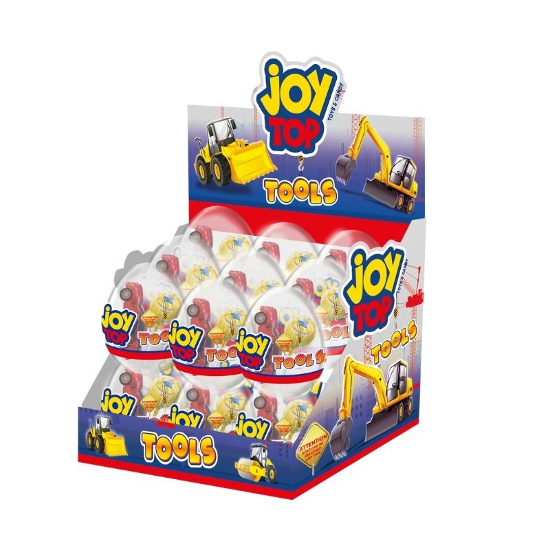 Joytop Tools Crystal Egg Lollipop With Surprise Toy (11 G) - Aytac Foods
