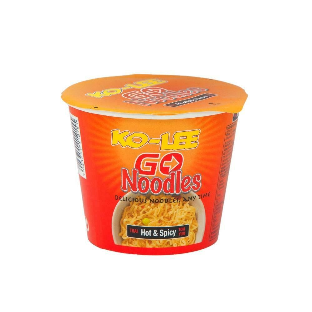 Ko-Lee Go Cup Noodles Thai Hot & Spicy Tom Yum (65G) - Aytac Foods
