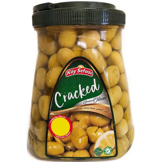 Koy Sefasi Cracked Green Olive (Pet) (700G) Aytac Foods