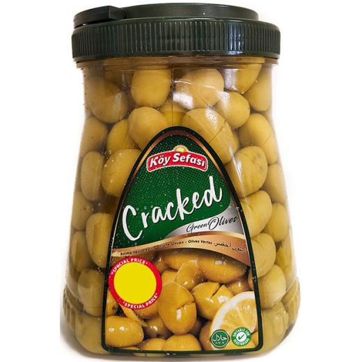 Koy Sefasi Cracked Green Olive (Pet) (700G) - Aytac Foods