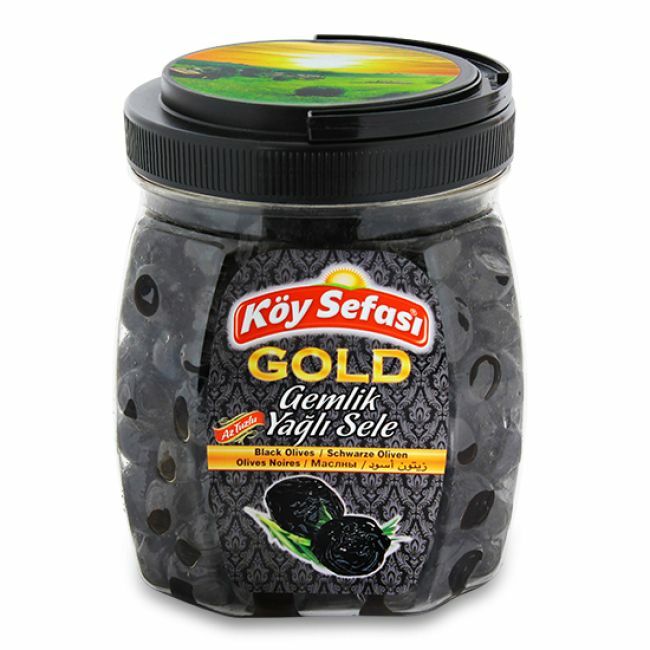 Koy Sefasi Gold Mega Black Olive (800G) - Aytac Foods