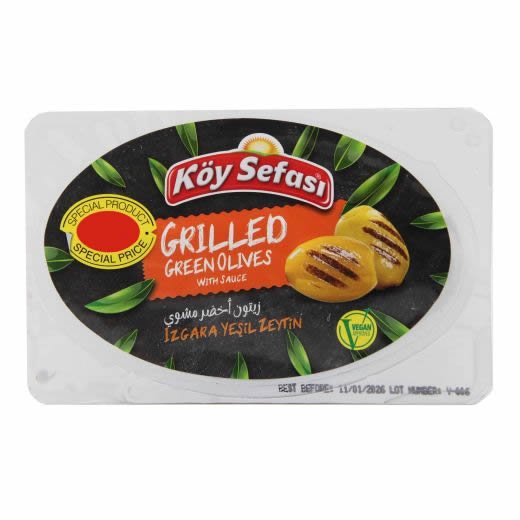 Koy Sefasi Green Olives Grilled With Sauce (100G) - Aytac Foods
