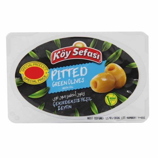 Koy Sefasi Green Olives Pitted (100G) - Aytac Foods