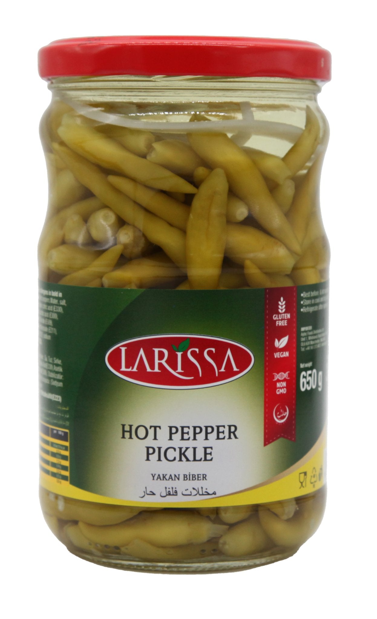 Larissa Hot Peppers Pickles (660CC) - Aytac Foods