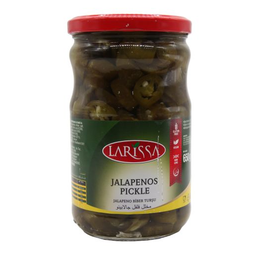 Larissa Pickles Jalapenos / Jelepone Biber (660CC) - Aytac Foods