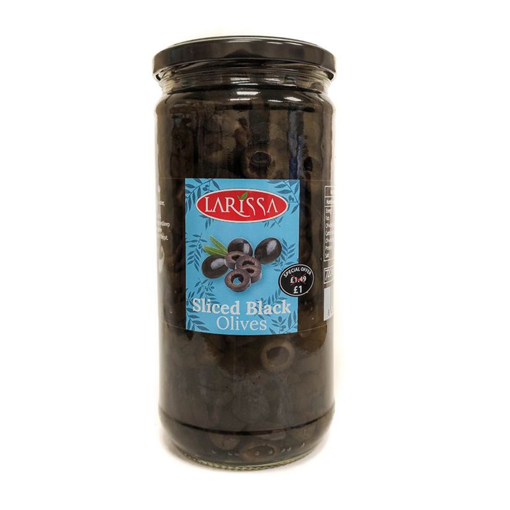Larissa Sliced Black Olives (720G) - Aytac Foods