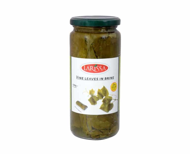 Larissa Vine Leaves In Brine (430G) - Aytac Foods