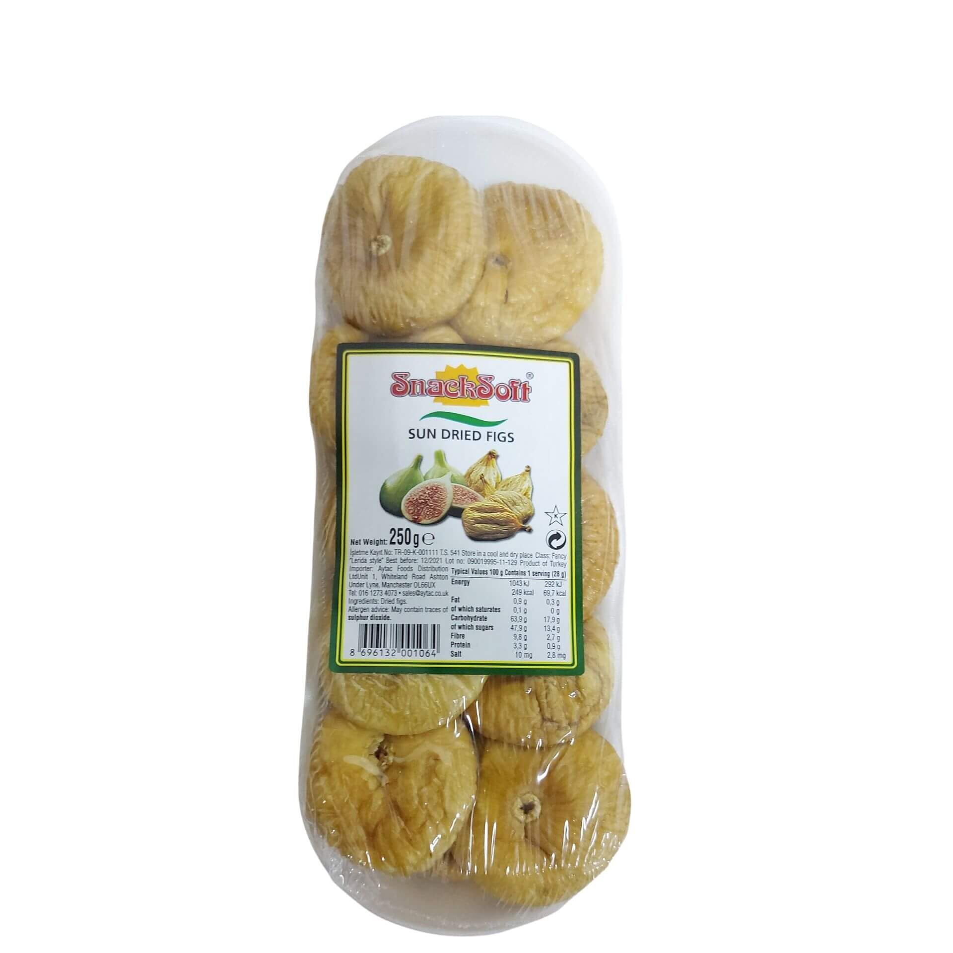 Lerida Style Whole Dried Figs (250G) - Aytac Foods