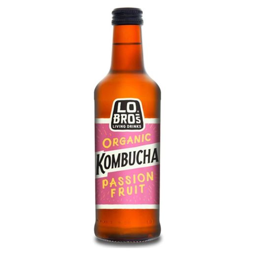 Lo Bros Organic Kombucha - Passion Fruit - 330Ml - Aytac Foods