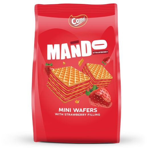 Mando Wafer Strawberry (200G) - Aytac Foods