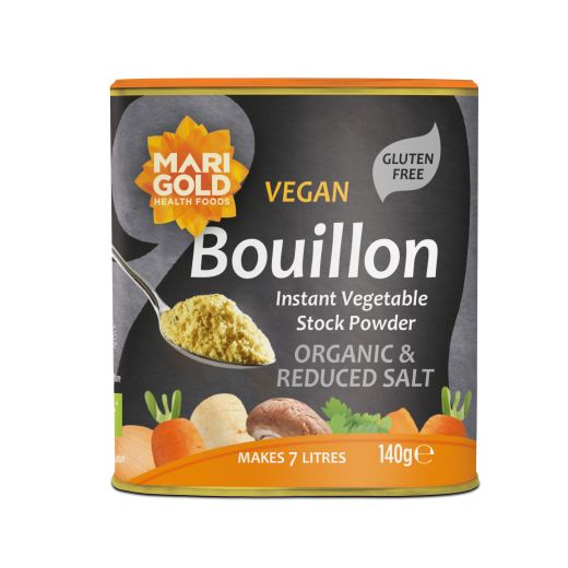 Marigold Less Salt Bouillon Grey Vegan - 140Gr - Aytac Foods