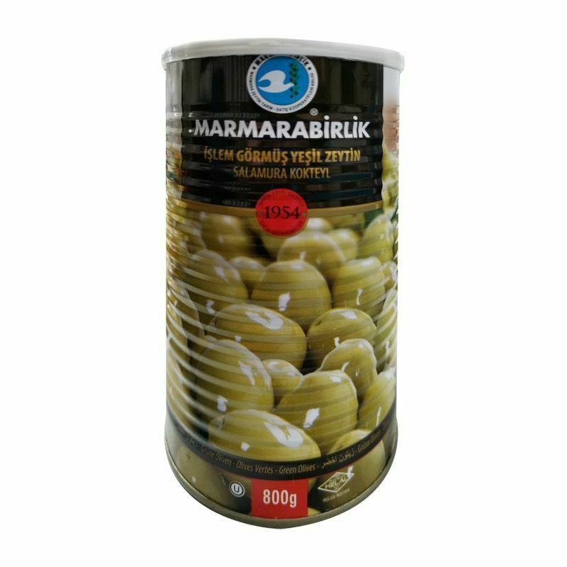 Marmara Birlik 3Xl Cracked Green Olives (161 -180 (800G) - Aytac Foods