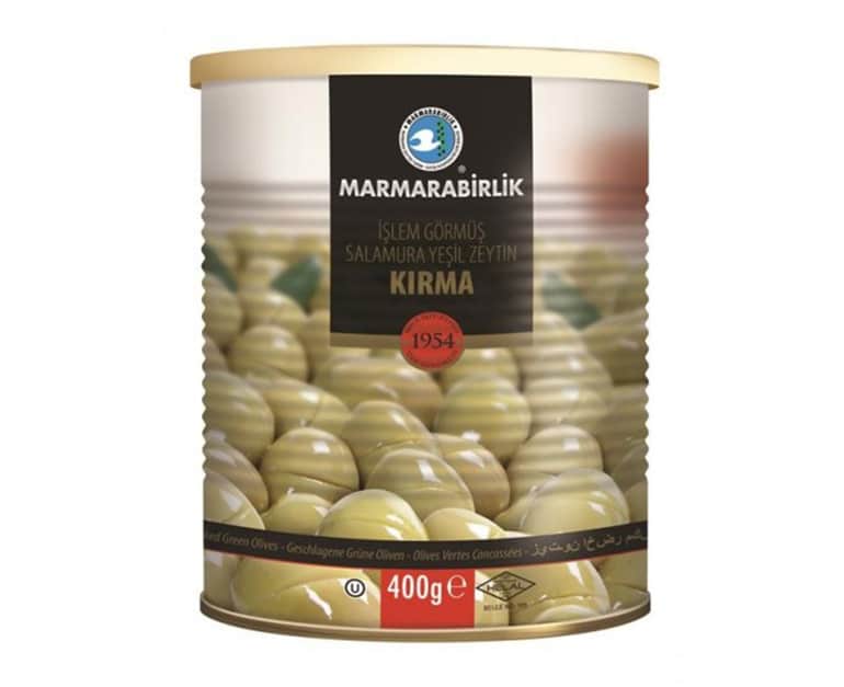 Marmara Birlik 3Xl Cracked Green Olives (400G) - Aytac Foods