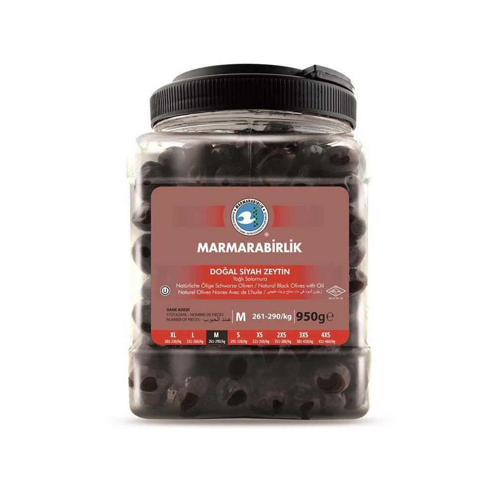 Marmara Birlik Black Olives (950G) - Aytac Foods