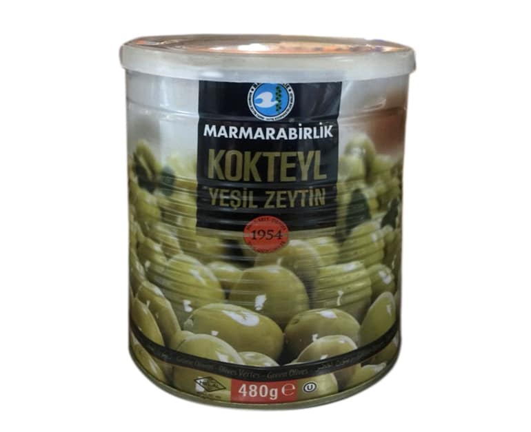 Marmara Birlik Cocktail Green Olives (480G) - Aytac Foods